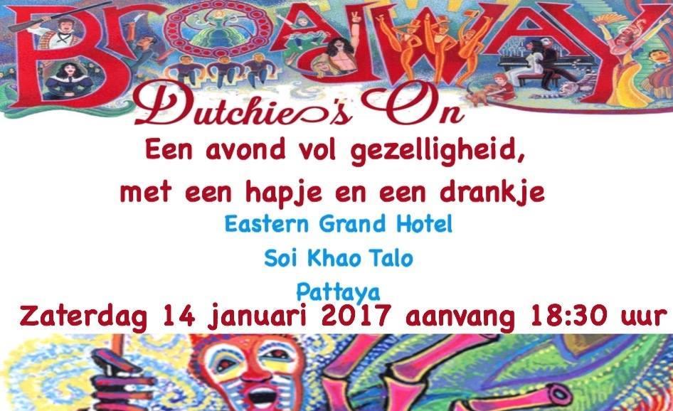 Olleke Bolleke organiseert een groots feest met een scala aan artiesten op 14 januari as..het belooft een bruisende avond te worden en tot in de puntjes verzorgd. De kaarten kosten 500 baht p.p. Leden van de NVTP betalen slechts 400baht.