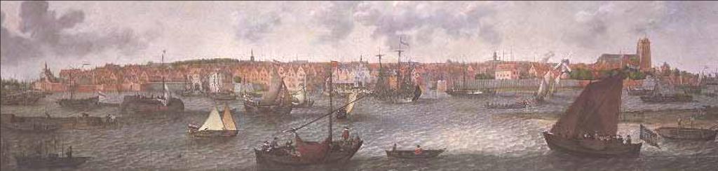 Blik op het oude Dordrecht