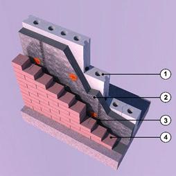 Voorbeeldconstructies 1. Kalkzandsteen lijmelementen, dikte 100 mm 0,10 Rm (m 2 K/W) 2.