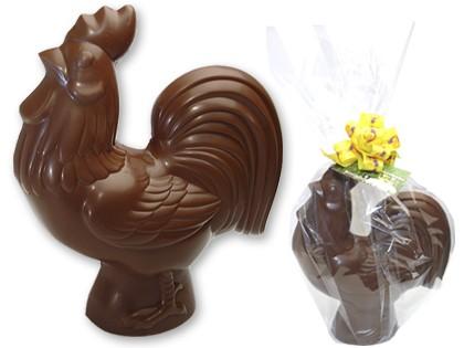 Holle Paasfiguren Artikel: PH001 Chocolade Haan - 26 cm / 400 gram Gewicht: 400 gram Smaak: Naar keuze