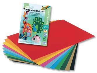 Tekenen en schetsen Gekleurd tekenpapier Blok van 20 blad Papier van 130 g/m² Ft 21 x 29,7 cm (A4) Geassorteerde kleuren Gekleurd tekenpapier Pak van 100 blad Papier van 120 g/m² Ft 21 x 29,7 cm (A4)