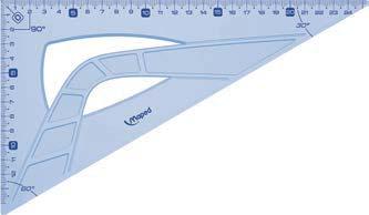 .. T-lat Uit plastic Met millimeteraanduiding Antivlekboord aan beide zijden 1760000 60 cm 1... 1775000 75 cm 1.