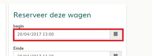 is. Rechts op de pagina kan je je reservatie ingeven: Klik op het