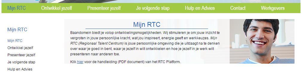 6.2. Handleiding Bij de rubriek Mijn RTC kun je de uitgebreide handleiding voor het RTC Platform downloaden.