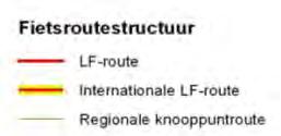 (gekoppeld) Aansluiting op Europese routes Fietsplatform: (door)ontw, beheer/borging Regio s: onderhoud (74