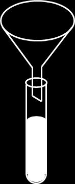 Decanteren Na het bezinken of centrifugeren moeten de stoffen nog gescheiden worden. Dit kan door afgieten of decanteren. De vloeistof wordt voorzichtig afgegoten.