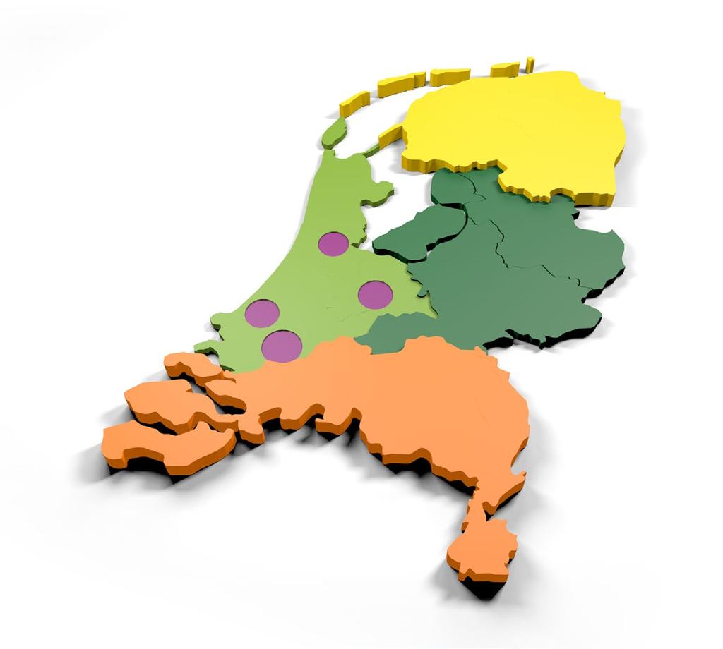 Groei in alle regio s, zuiden aan kop Waar Zeeland, Noord-Brabant en Limburg in 2015 nog achterbleven, kwam er voor deze regio ditmaal een bovengemiddelde winstgroei uit de bus (29%), op de voet