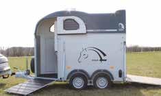 2 PAARDS TRAILER 32/33 GOLD XL Extra grote trailer met