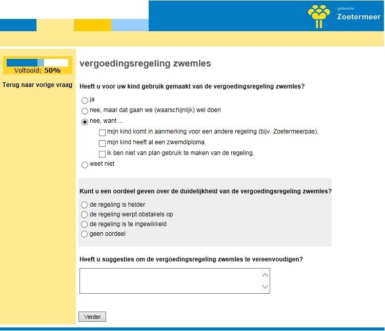 II-9 = ja) vragenblok II - 11 (voorgelegd