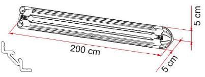 welke aan de wand of vloer vastgeschroefd dienen te worden. Afmeting 3,5 x 3 x 2 cm.