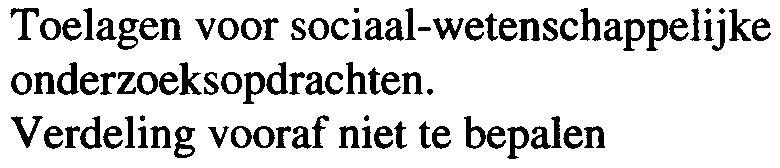 552 Verdeling niet vooraf te bepalen- De toelagen worden verdeeld onder de organisaties met Vlaamse erkenning en volgens door de Bestendige Deputatie bepaalde criteria ingevolge het convenant