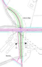 parallelweg aan de oostkant van de N348 Alternatieve bouwsteen