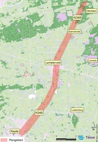 1 Inleiding 1.1 Aanleiding De N348 is een belangrijke noord zuid verbinding die vanaf Arnhem via Dieren Zutphen, Deventer en Raalte loopt naar Ommen en daar aansluit op de N 48 richting Hoogeveen.