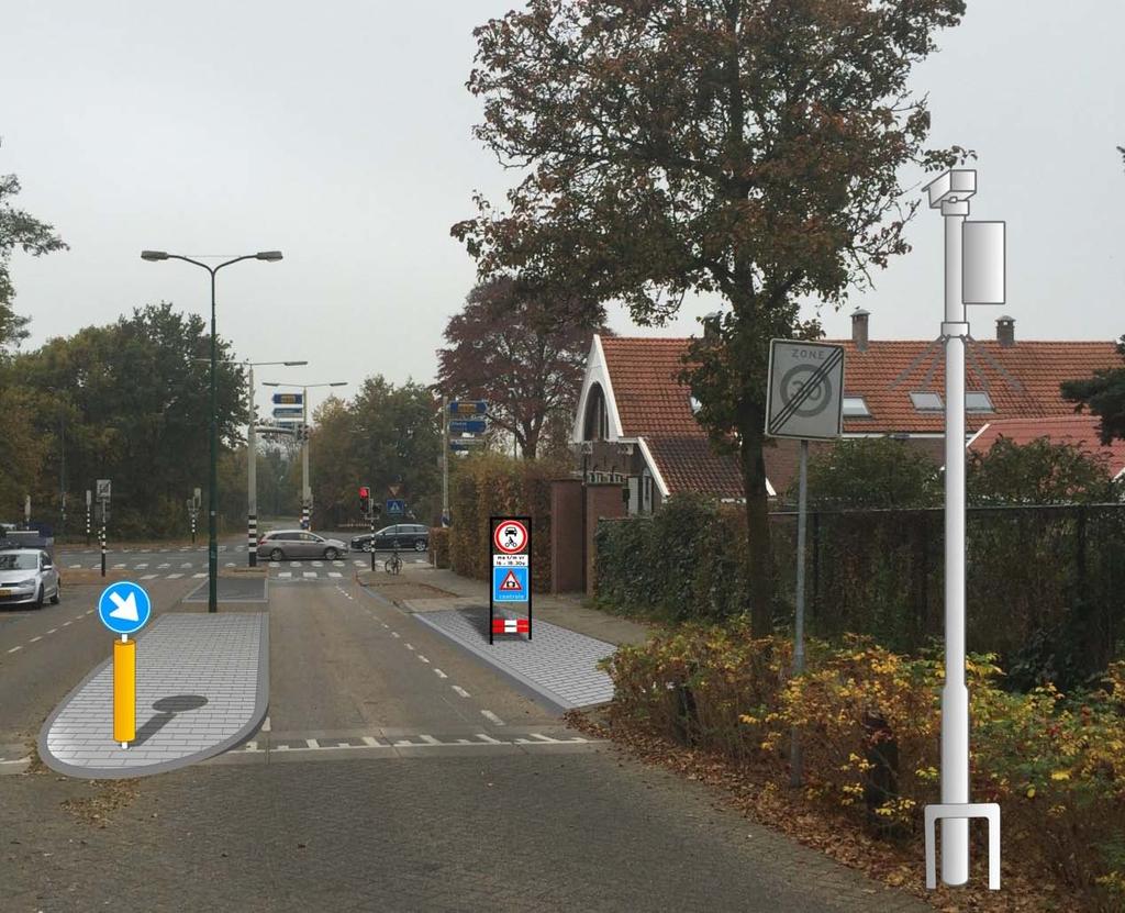 Bordenstrategie Vormgeving middeneiland en parkeerstrook wordt nog overleg met direct belanghebbenden.