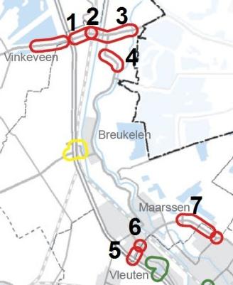 N402, Loenen a/d Vecht-Slootdijk 5: N230, aansluiting A2 6: N230,