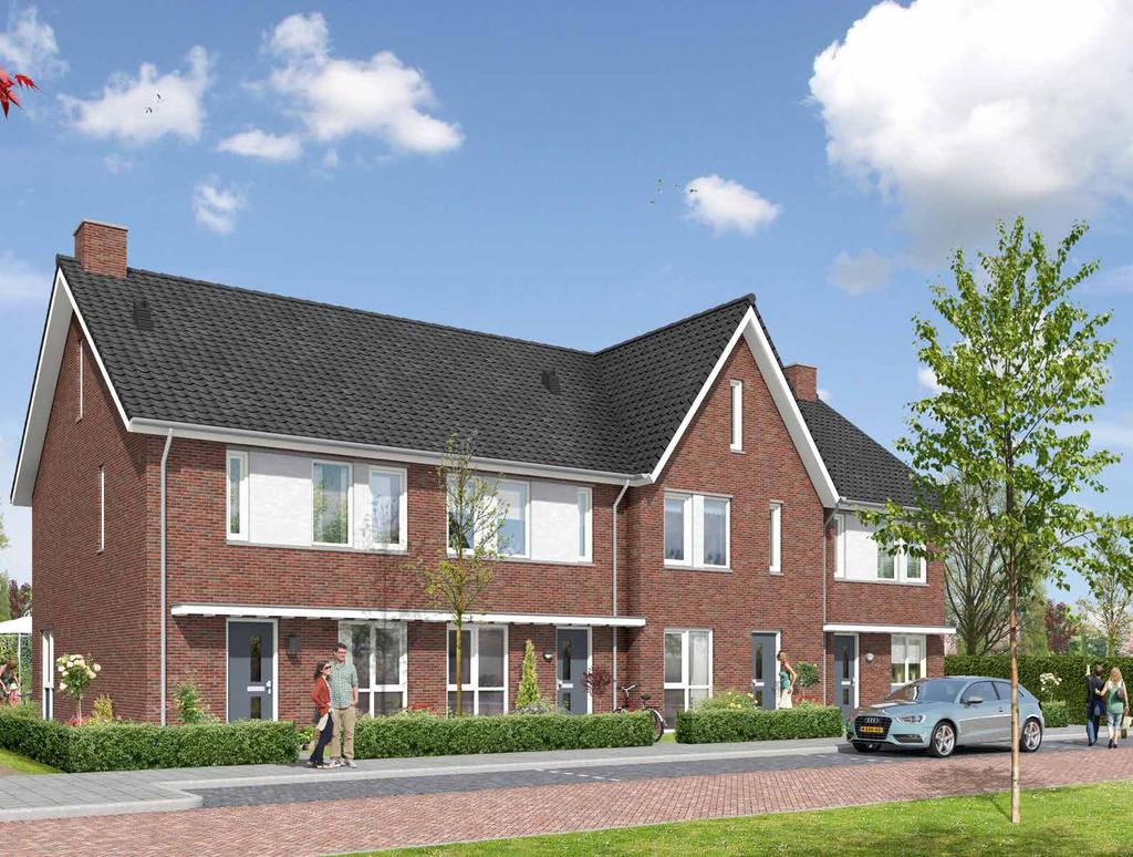 Rij- en hoekwoning KENMERKEN Ideale starterswoning, concurerende instapprijs! Inhoud tussenwoning ca. 436 m 3 Inhoud hoekwoning ca. 453 m 3 Inhoud tussenwoning met kopgevel ca.