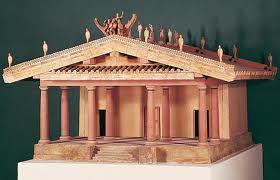 De Etrusken Etruskische tempelbouw Niet symmetrisch Monumentale