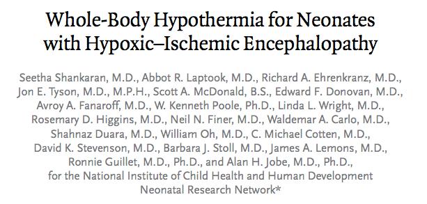 studies bij pasgeborenen met encefalopathie twee methoden van