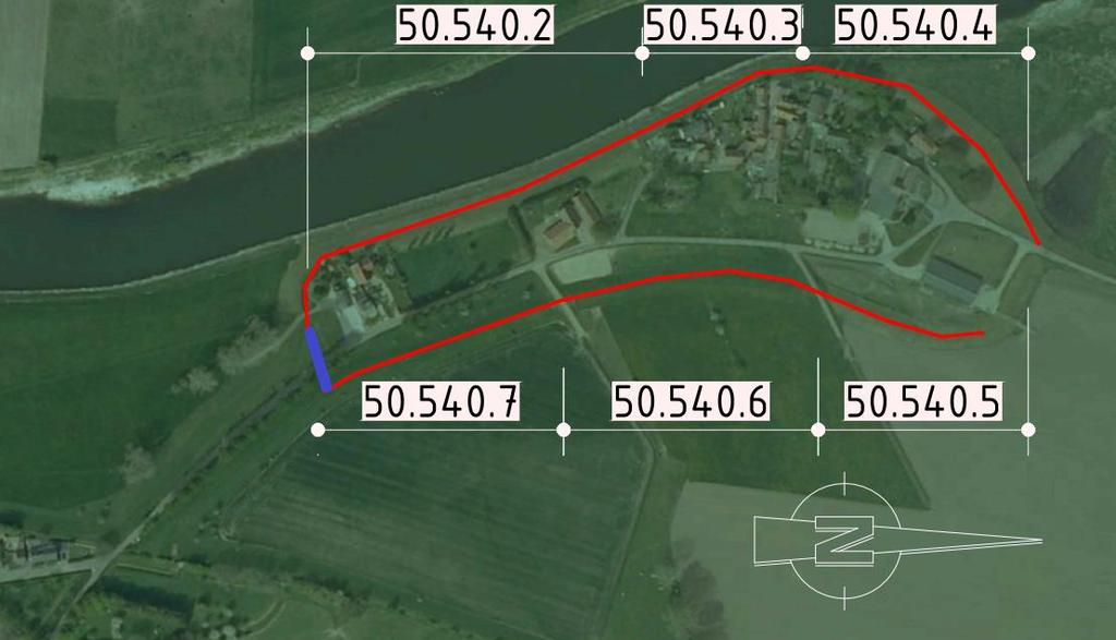 2 LIGGING EN BEGRENZING PLANGEBIED 2.1 Beschrijving cluster Visserweert (dijkring 83) Het traject Visserweert (50.540) bestaat in totaal uit 7 dijkvakken. Dijkvakken 50.540.2 t/m 50.540.7 zijn onderdeel van de versterkingsopgave.