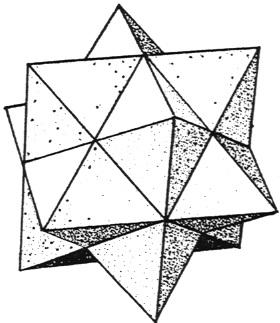 figuur 5 verdraaiing van een kubus over 45 rond elk van zijn drie viertallige symmetrieassen Verdraaien we een kubus om elk van zijn drietallige symmetrieassen over een hoek van 45 (zie figuur 5) en