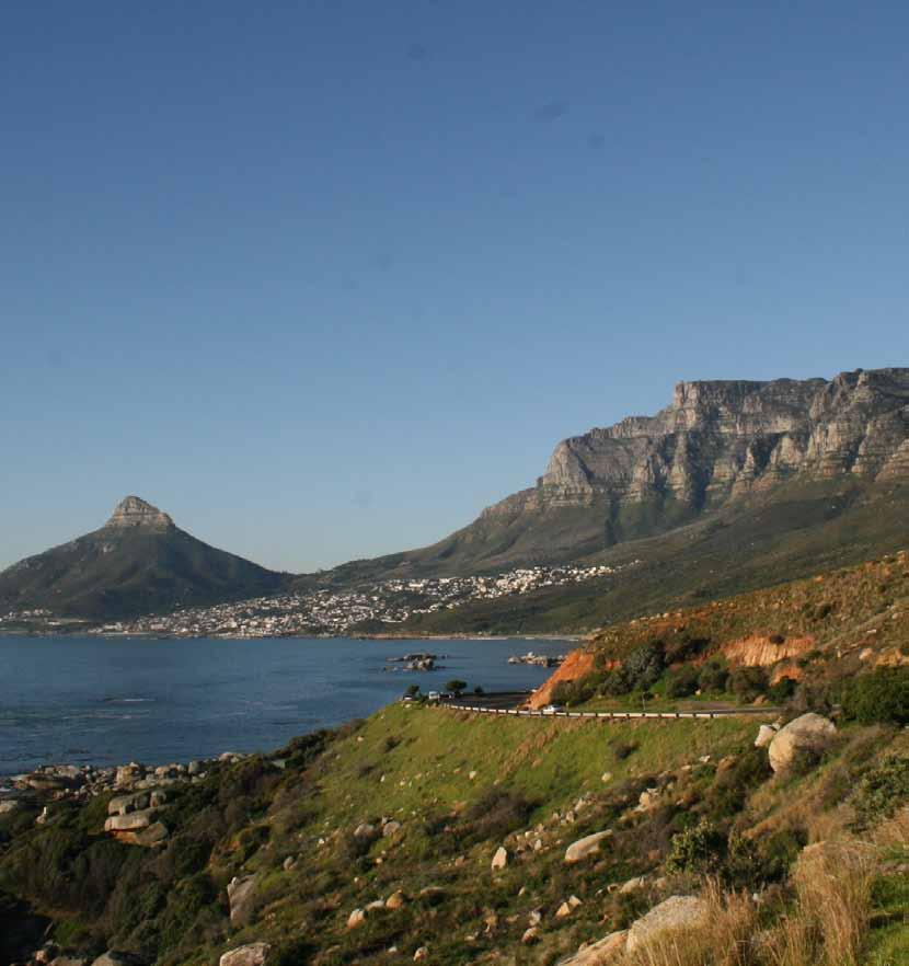 Zuid Afrika Kaapstad, een veelzijdige, trendy stad aan zee met prachtige stranden heeft alles te bieden op het gebied van cultuur, kunst, natuur, sport, muziek, winkelen en uitgaan.