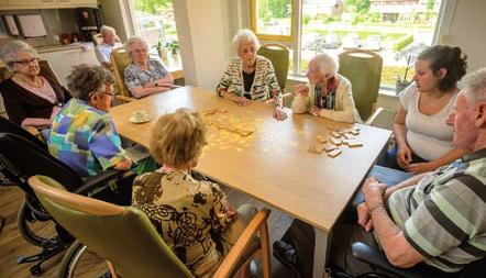 U heeft veel vrijheid om er een persoonlijke en naar uw eigen smaak ingerichte woonruimte van te maken. Op de eerste etage kunnen mensen met dementie beschermd wonen.