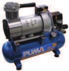 Capaciteit: PD11005 = Semi-professioneel / DC07 = professioneel Techniek: 1 cilinder 1-traps olievrije zuigercompressor met een 12 of 24 volt gelijkstroom elektromotor.