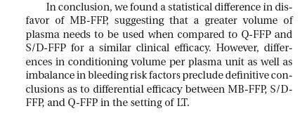 Octaplas: fibrinolyse