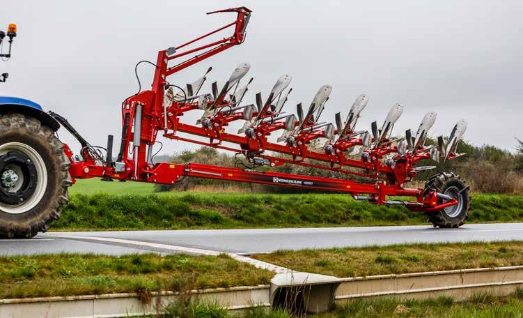 HSRWT Het trotse vlaggenschip De HSRWS/T-ploeg van Kongskilde heeft een frame voor intensief gebruik die al op de gedragen ploeg (XRWS/T) met