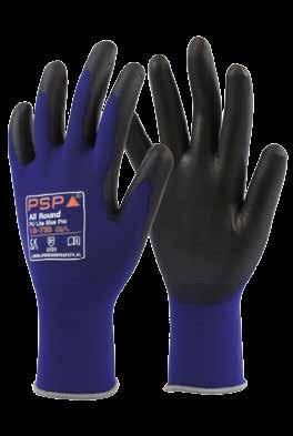 Allround PU Lite Blue Pro 10-750 De PSP PU Lite Blue Pro is een handschoen met een 18G nylon liner met PU antislip coating op de palm.