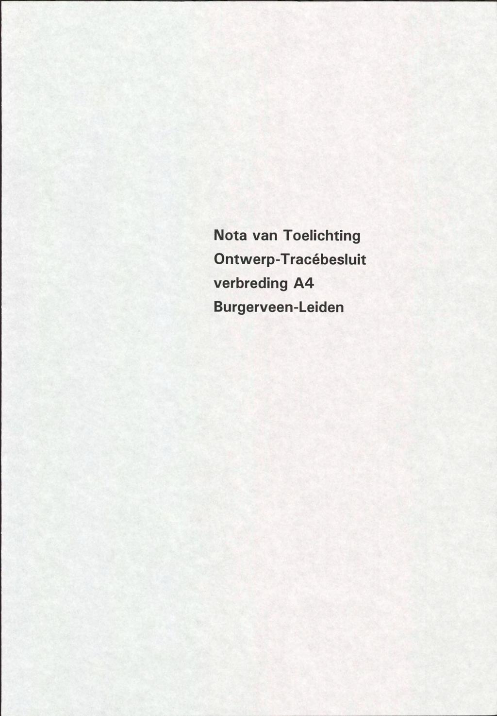 Nota van Toelichting