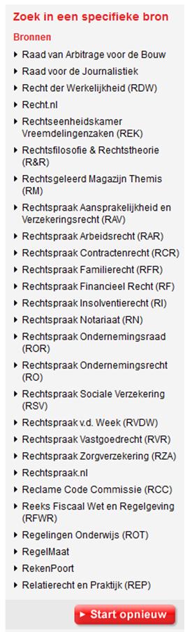 filterpaden kunnen worden toegevoegd (5) Een onderdeel waar zoekopties kunnen worden opgegeven 5.