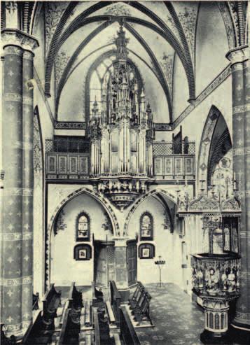 Foto uit J. Kalf, De katholieke kerken in Nederland, Amsterdam 1906 Afbeelding uit A. Bouman, Nederland Orgelland. Leiden 1964 Het orgel rond het begin van de 19 e eeuw.