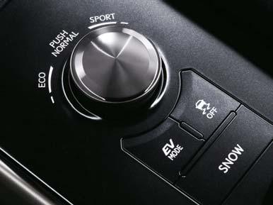 DRIVE MODE SELECTOR Met behulp van Drive Mode Selector kunt u de prestaties van uw auto aanpassen aan de rijomstandigheden.