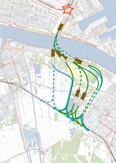 4.4 Resultaat ontwerpproces en werktafels Op grond van de ontwerpvragen en de werktafels zijn de tracévarianten getrechterd op de volgende gronden: 1. Dubbelingen.