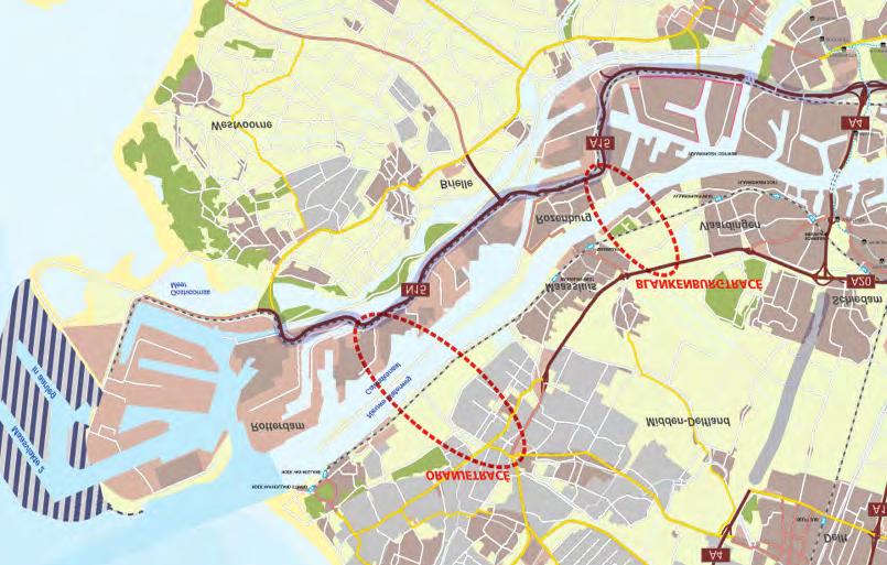 1.4 Gebiedsafbakening De NWO is noodzakelijk voor een robuuste ontsluiting van de haven en Greenport Westland, voor het oplossen van de problemen rond de Beneluxcorridor en voor de verbetering van de