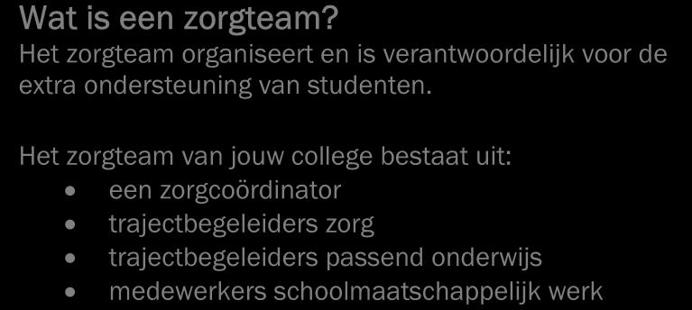 Wanneer jouw problemen een positief studieresultaat in de weg staan, kan je een beroep doen op de extra ondersteuning.