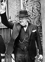 geven aan de tegenpartij > 1940-1945: Winston Churchill wordt premier
