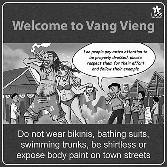 tekst 2 Backpackers kunnen ook voor veel overlast zorgen. Als schrikbeeld wordt vaak het dorpje Vang Vieng in Laos genoemd.