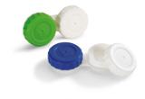 Voor zachte en vormvaste contactlenzen Gesorteerd op kleur (6x Blauw-wit, 6x Groen-wit) Met