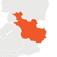 Maas- VERSPREIDINGSGEBIED HUIS-AAN-HUISKRANTEN Regio combinaties Noordoostpolder RE62 - Regio 6 Twente Achterhoek Dronten Harderwijk Nunspeet Ermelo Voorst rneveld Apeldoorn Brummen Ede Arnhem