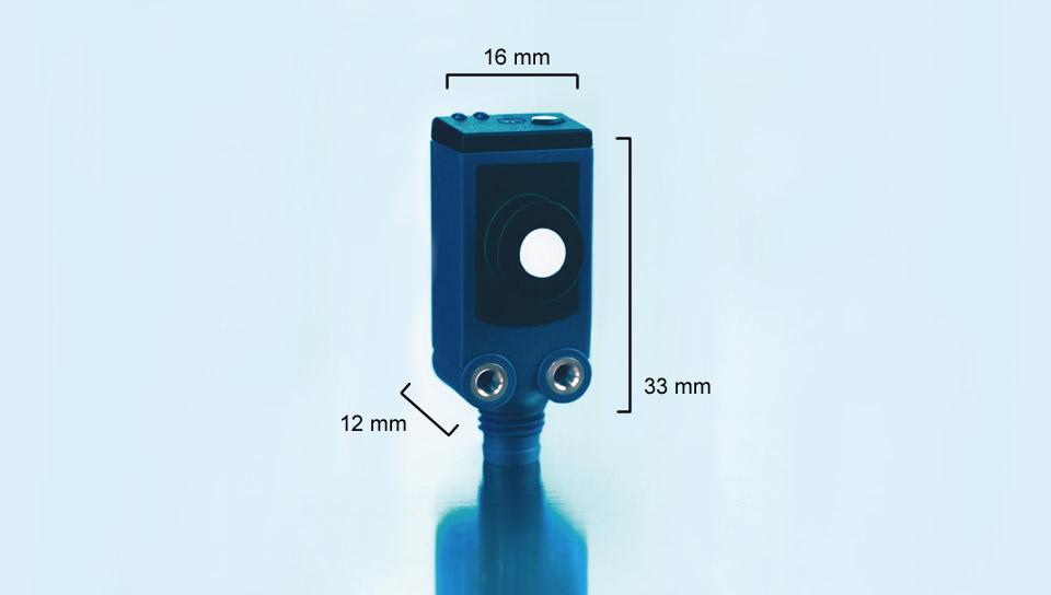 Beschrijving De sks-sensoren zijn de kleinste ultrasone sensoren van microsonic en hebben in vergelijking met de zws-sensoren een 33 % kleiner volume van de behuizing.