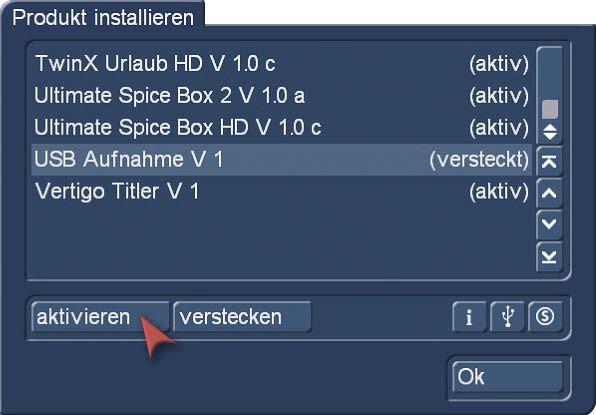 2 wordt automatisch de 'USB-opname' software geïnstalleerd die u onder "Instellingen " /