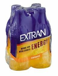 EXTRAN Extran Energy Orange 0,33L PET EAN: 00000087133134 (CE), 08713300073347 (HE) Basisgegevens Commerciële naam Wettelijke naam Functionele naam Variant Merk Extran Energy Orange Sportdrank met