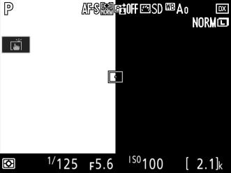 AF-veldstand: 5 (breed) of 6 (normaal) 4 Selecteer het middelste scherpstelpunt.