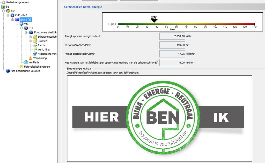 5 Figuur 2 BEN-logo voor EPN-eenheden 3.3 S-peil In 2018 wordt voor woongebouwen (EPW) een peil voor de energie-efficiëntie van de gebouwschil, in het kort schilpeil of S-Peil ingevoerd.