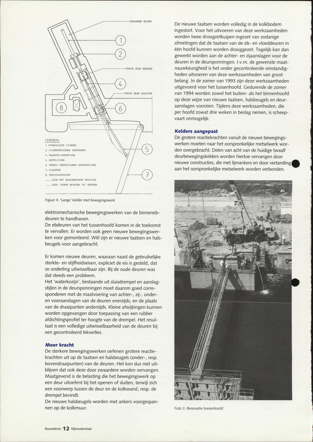 De nieuwe taatsen worden volledig in de kolkbodem ingestort.