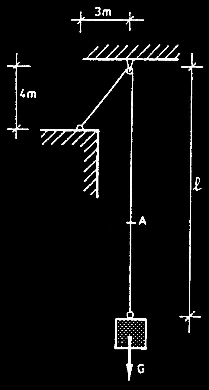 2 De op extensie belaste staaf Vraagstukken 2.18 In het getekende vakwerk hebben alle staven dezelfde rekstijfheid EA = 75 MN. Het vakwerk wordt in D belast door een verticale kracht van 135 kn.