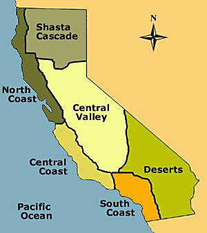 Wijnregio s Californië North Coast (t.n.v.