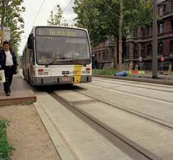 Uitgewassen beton op